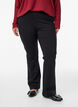 Bootcut-Hose aus Viskose-Mix, Schwarz, Model image number 2