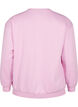 Sweatshirt mit Frottee-Schriftzug, Pink, Packshot image number 1