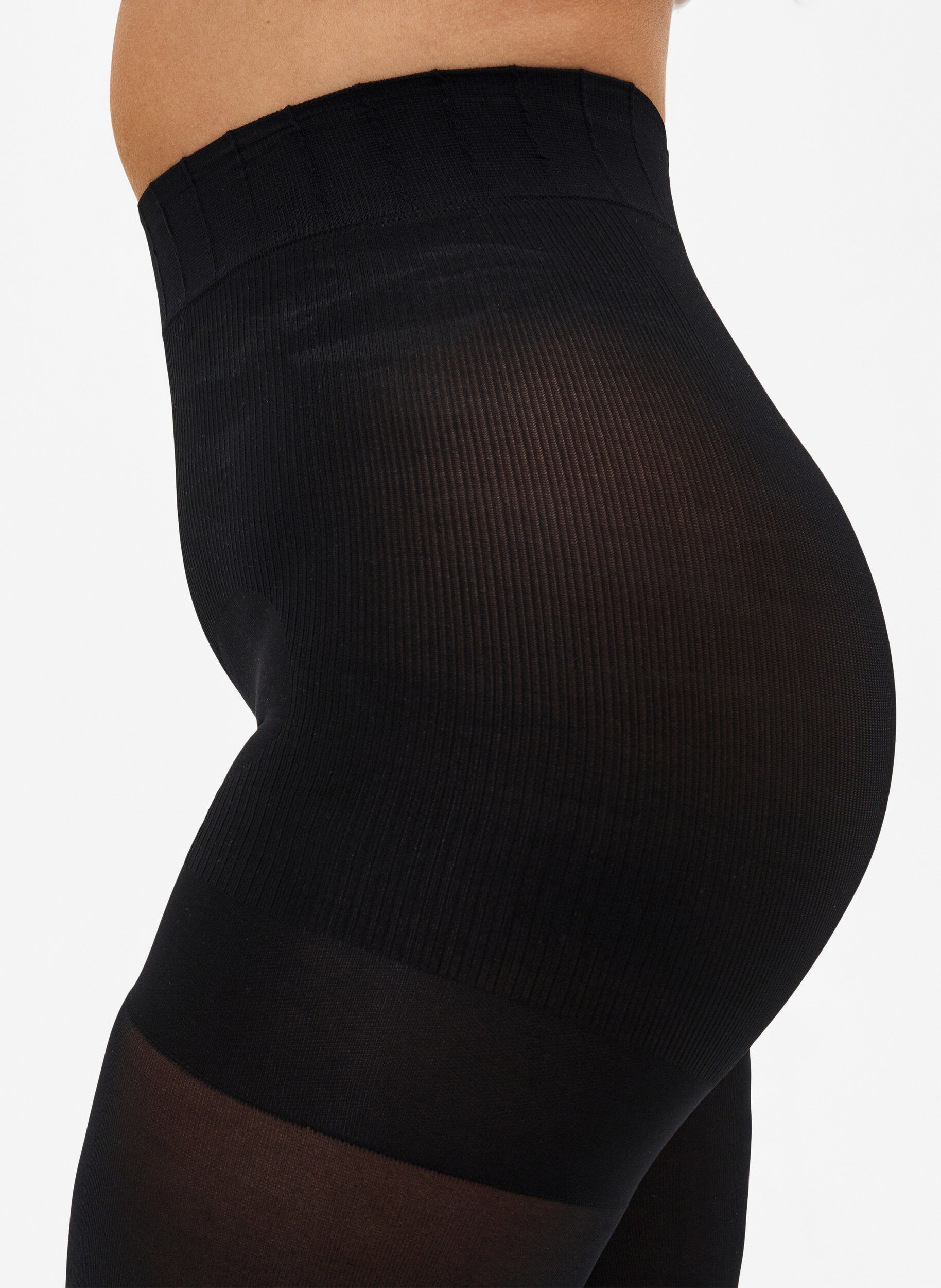 ZizziStrumpfhose 100 denier mit Push-up, Schwarz, Model image number 2