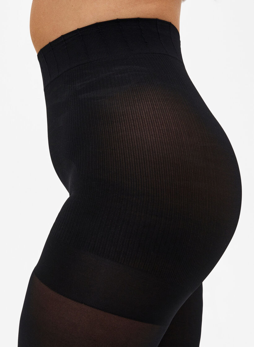 Strumpfhose 100 denier mit Push-up, Schwarz, Model image number 2