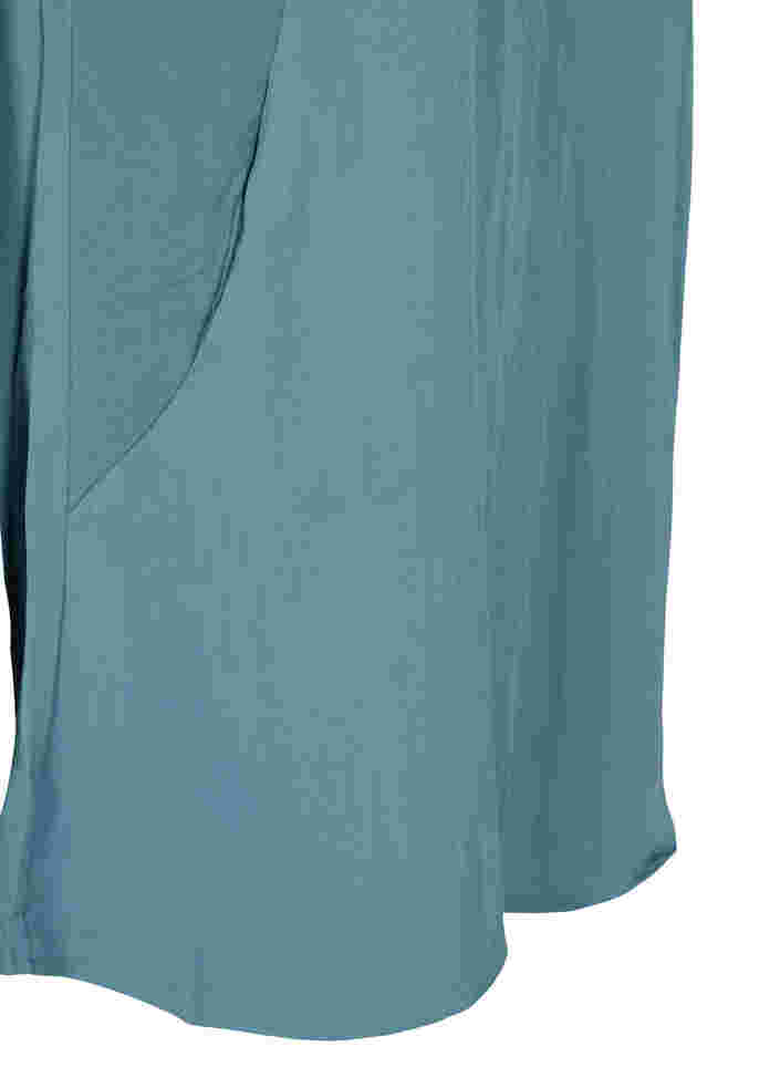 Kurzarm Viskosekleid mit Taschen, Trooper, Packshot image number 3
