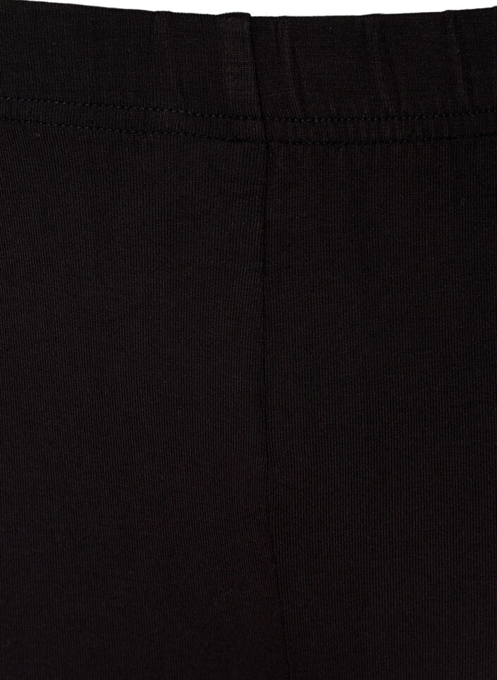 Einfarbige Basic Radlershorts, Schwarz, Packshot image number 2