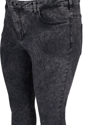 Amy Jeans mit hoher Taille, Grey Denim, Packshot image number 2