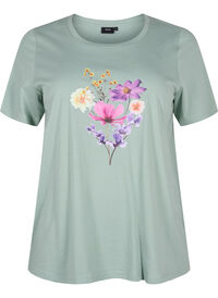 T-shirts mit Blumenmotiv