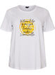 T-Shirt mit Print, Wei&szlig;, Packshot image number 0