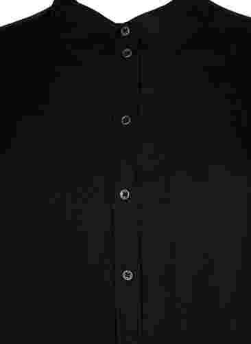 Langes Hemd mit 3/4-Ärmeln aus Lyocell (TENCEL™), Black, Packshot image number 2