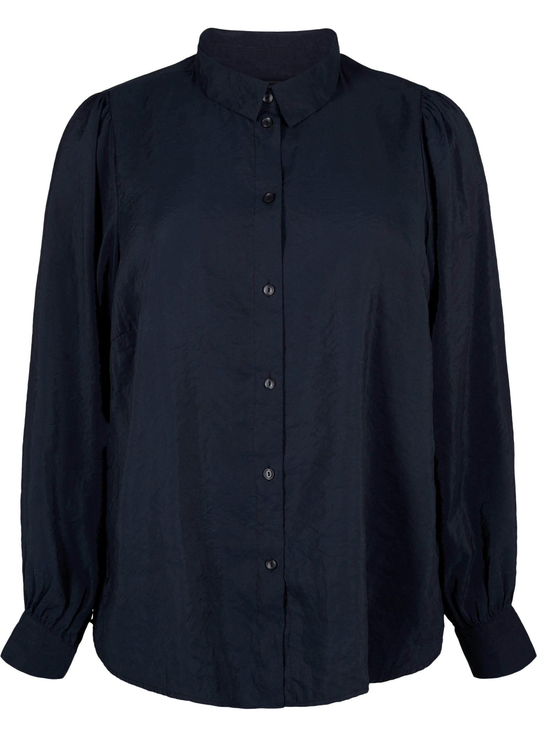 Zizzi Bluse aus TENCEL&trade; Modal, Black, Packshot image number 0