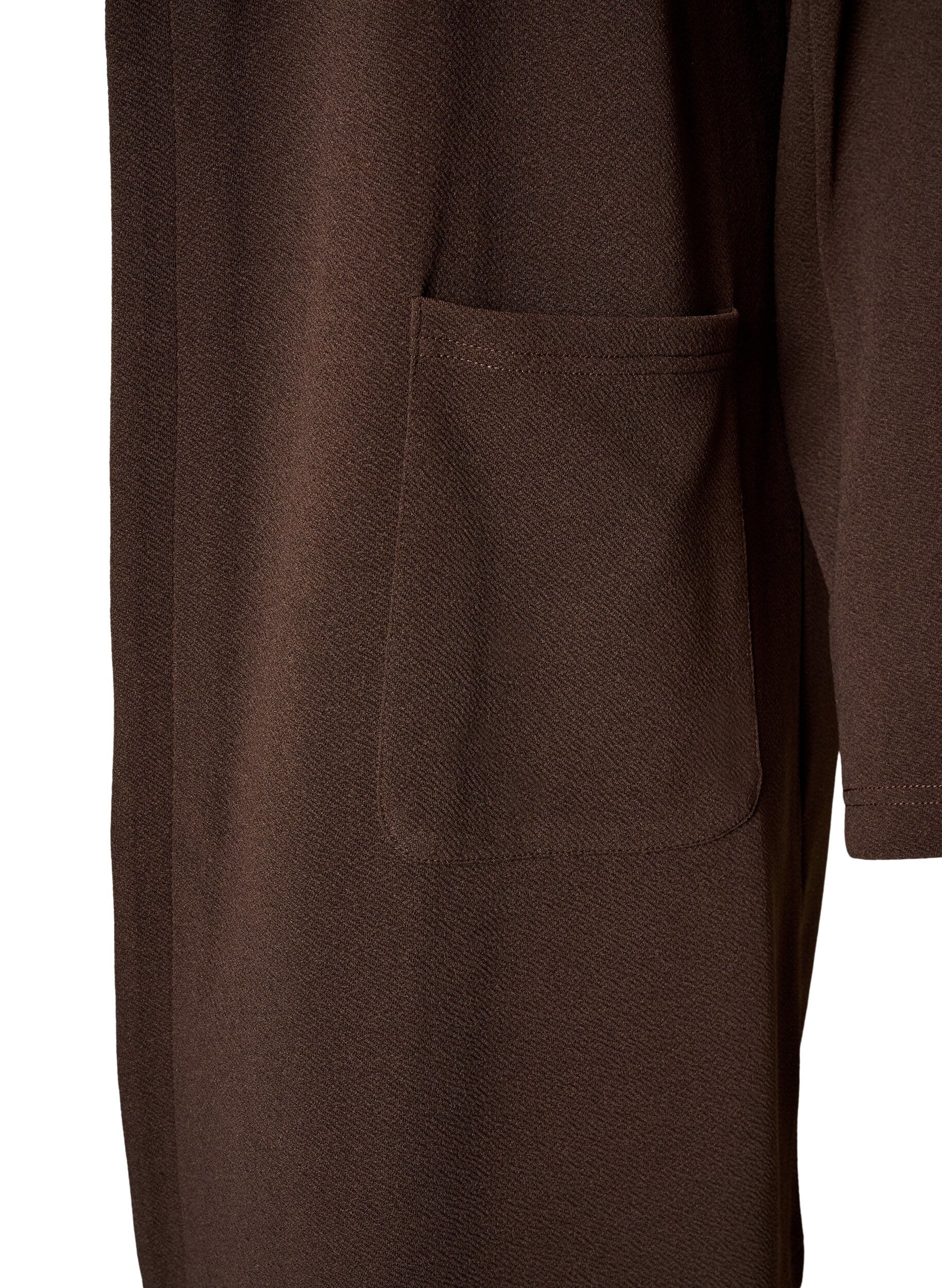 ZizziLange Blazer mit Taschen, Braun, Packshot image number 3