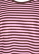 Gestreifte Bluse mit langen &Auml;rmeln, Pink, Packshot image number 2