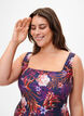 Badeanzug mit Blumenprint, Purple Flower, Model image number 2