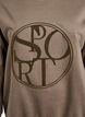 Sweatshirt mit Print, Walnut, Packshot image number 3