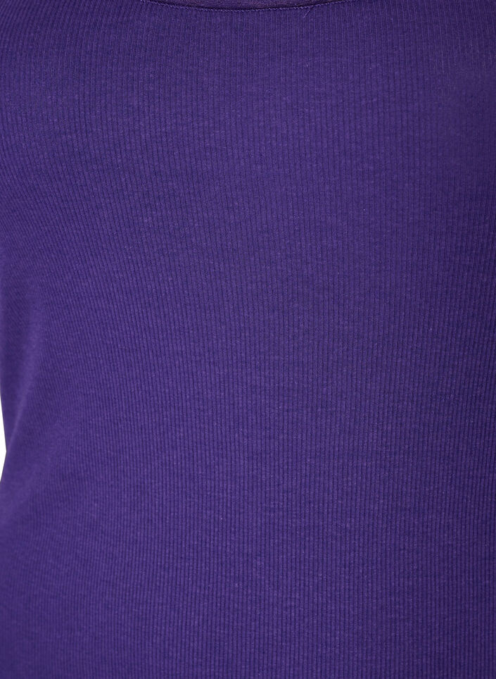 Top mit Spitzensaum, Lila, Packshot image number 2