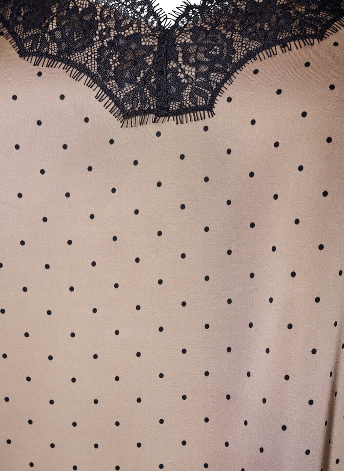Tr&auml;gertop mit Spitze und asymmetrischem Saum, Beige, Packshot image number 2
