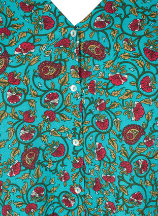 Hemdbluse aus Viskose mit Print und V-Ausschnitt, Indian Paisley AOP, Packshot image number 2