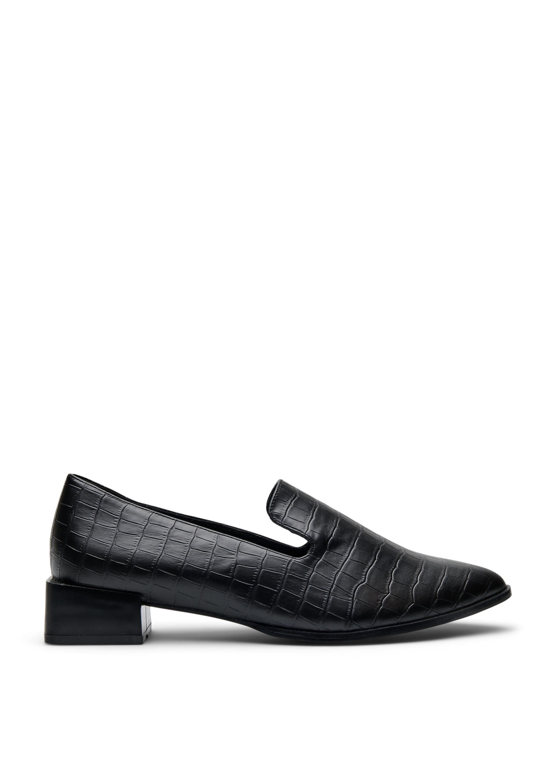 Zizzi Extra-Weite - Loafer mit Glitzer, Schwarz, Packshot image number 0