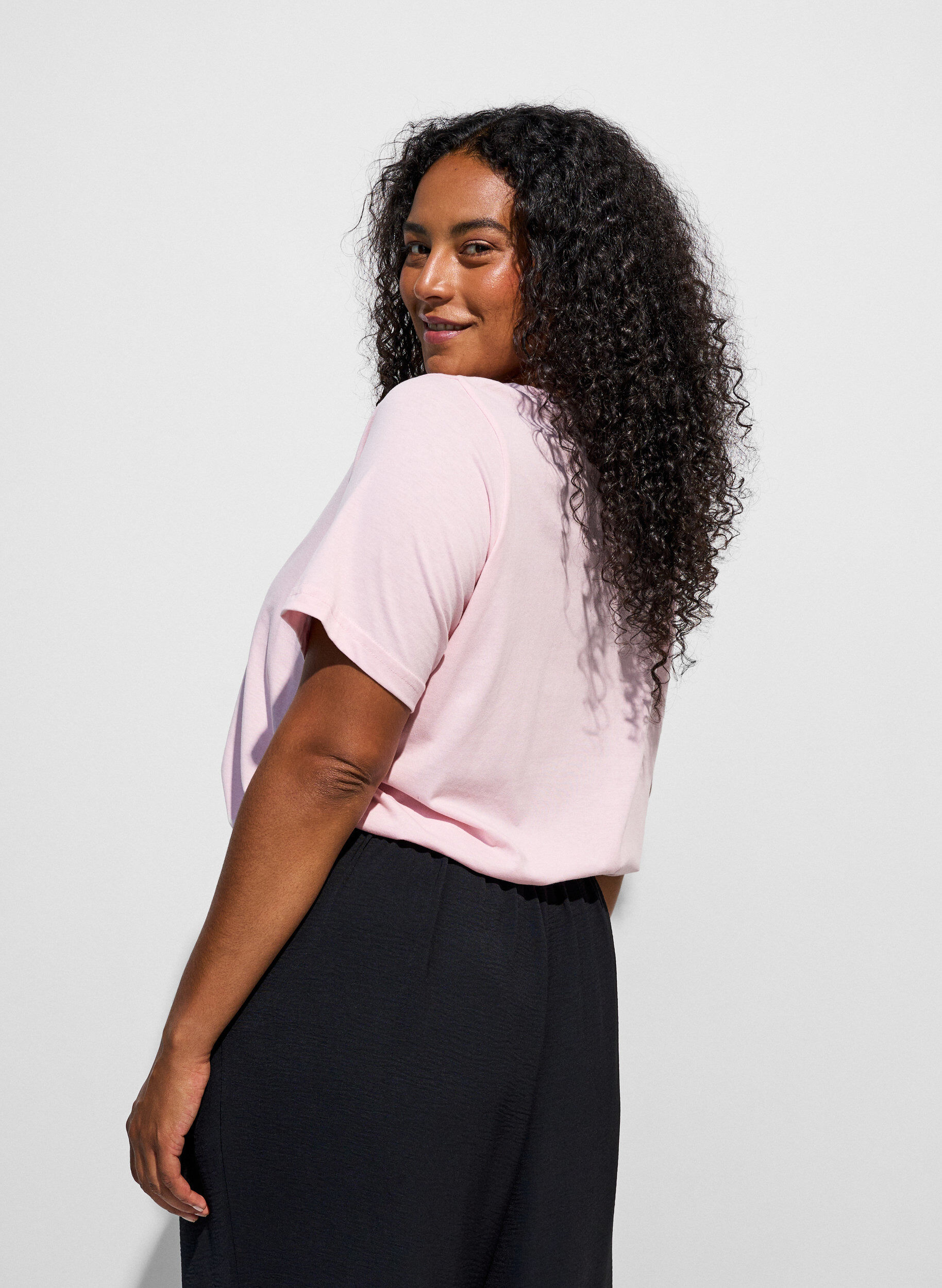 ZizziT-Shirt mit Print, Pink, Model image number 2