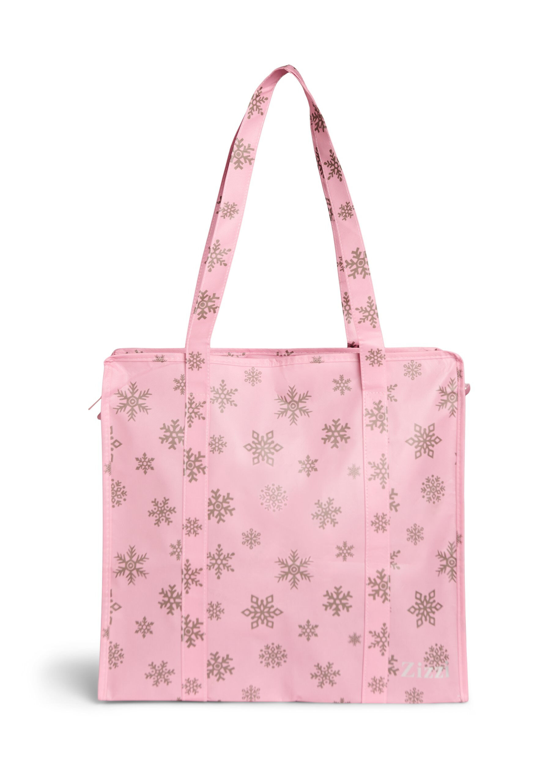 Zizzi Einkaufstasche mit Rei&szlig;verschluss, Rot, Packshot image number 0