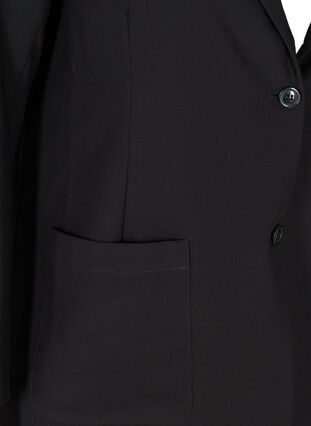 Blazer mit Taschen und Knöpfen, Black, Packshot image number 3