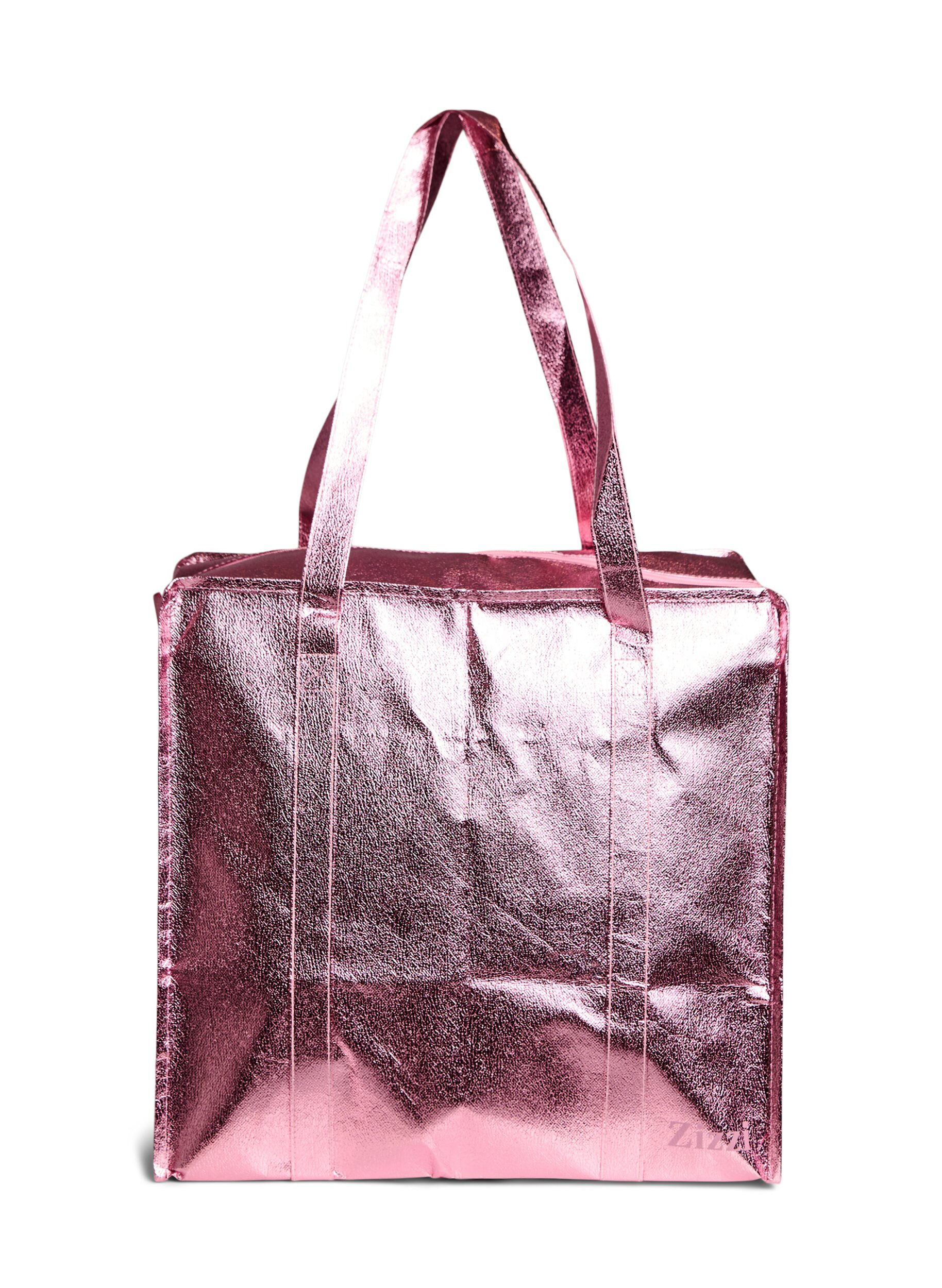 ZizziEinkaufstasche mit Rei&szlig;verschluss, Rot, Packshot image number 1