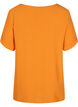 Kurzarm Bluse aus Viskose, Orange Peel, Packshot image number 1