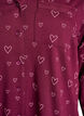Baumwoll-Pyjamahemd mit Brusttasche, Rot, Packshot image number 2