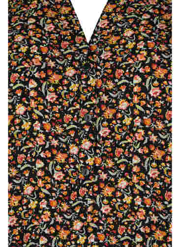 Langarm Bluse mit Print und V-Ausschnitt, Ditsy Floral, Packshot image number 2