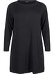 Strickkleid aus Baumwoll-Viskose-Mischung, Schwarz, Packshot image number 0
