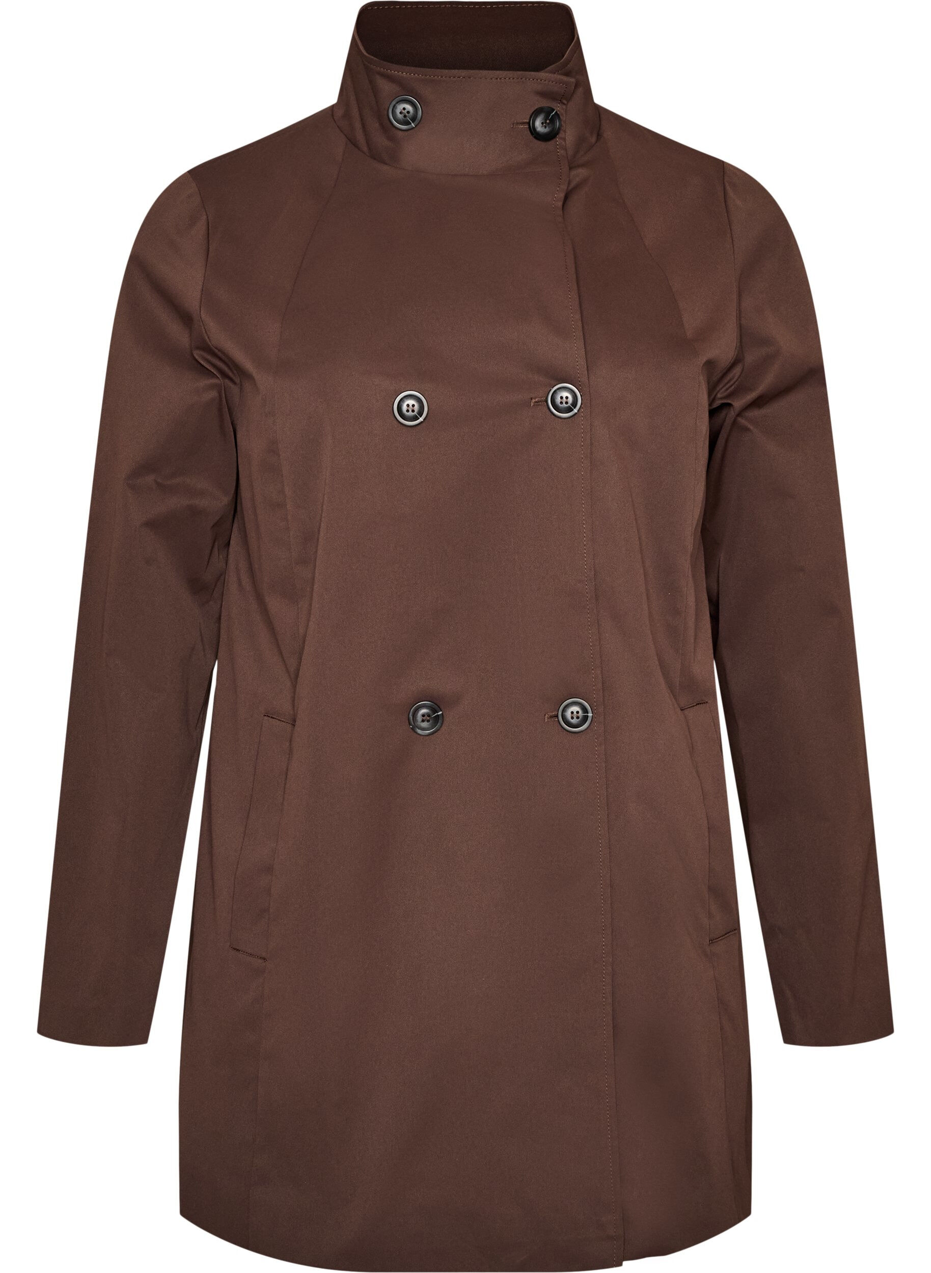 Fr&uuml;hlingsjacke aus wasserabweisendem Material mit A-Linie
