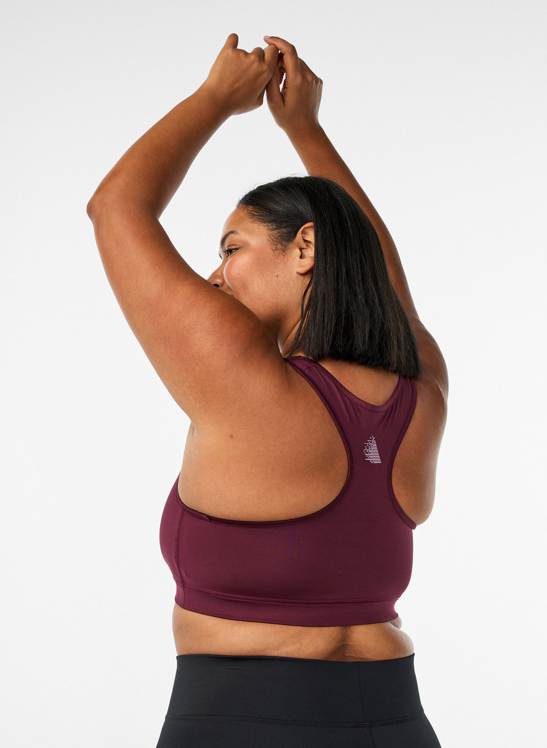 Zizzi Sport-BH mit Racerback, Rot, Model image number 2