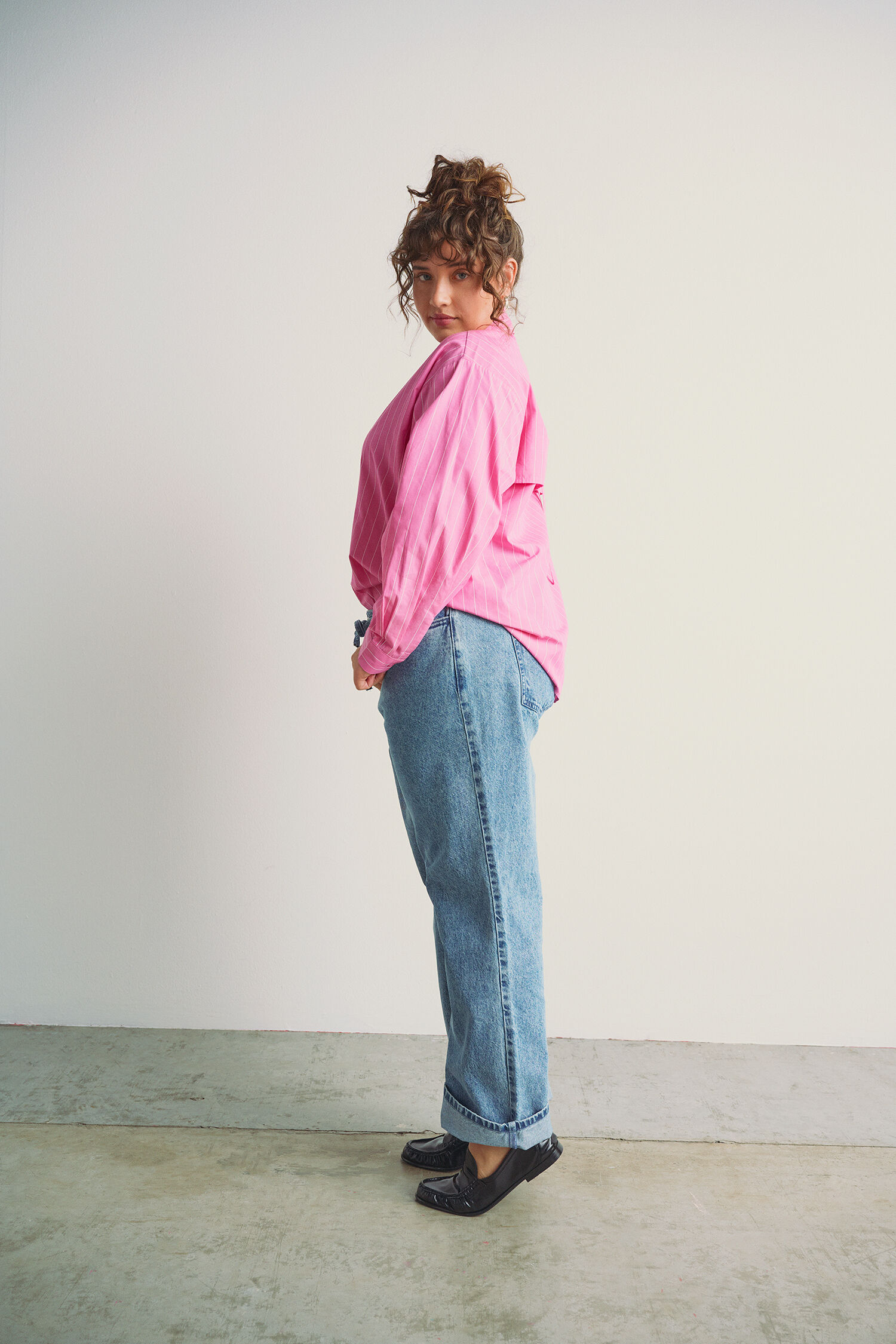 Zizzi Hemd mit Bindedetail auf der R&uuml;ckseite, , Model