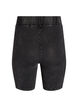 Eng anliegende Shorts aus Jersey in Washed-Optik, Schwarz, Packshot image number 1