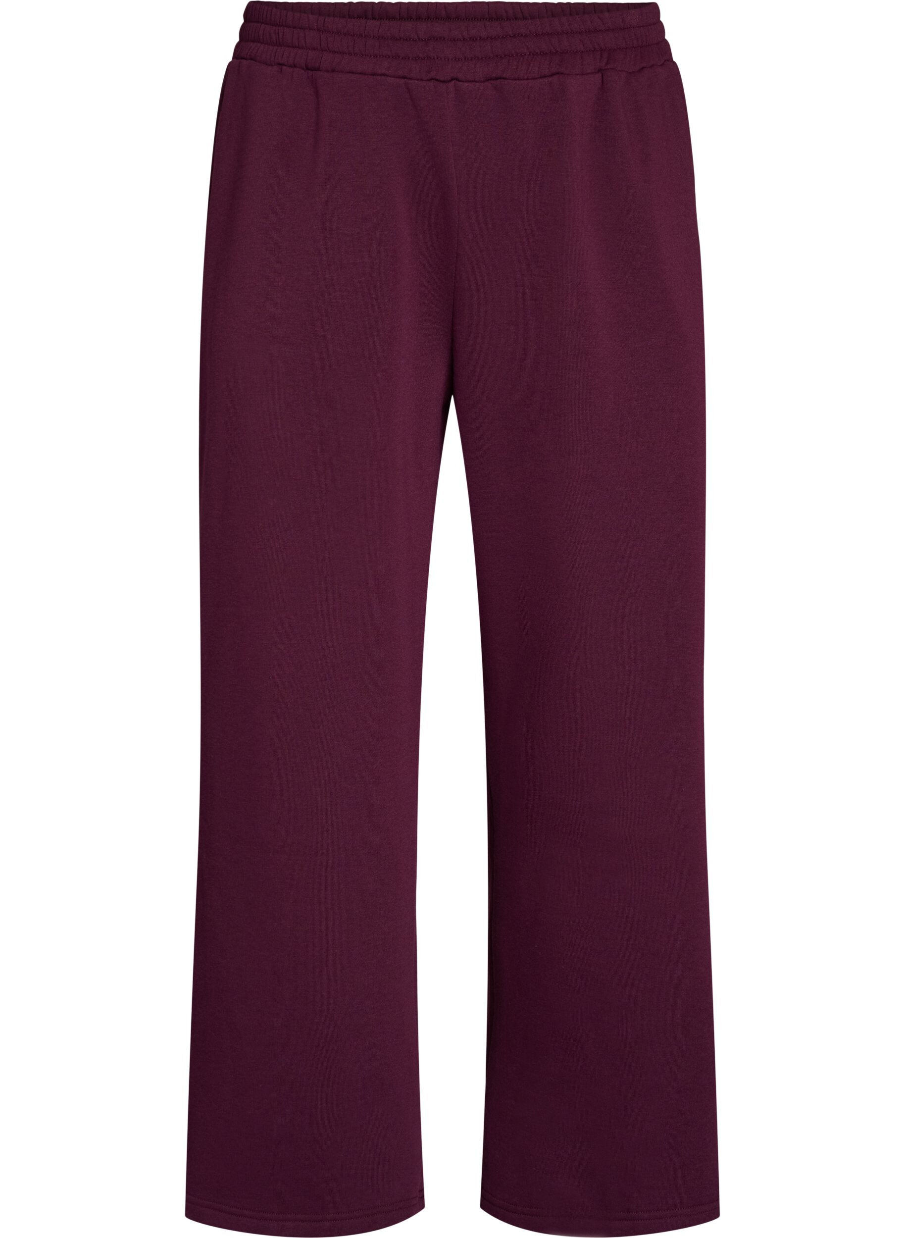 ZizziHoch taillierte Sweatpants mit weitem Bein, Lila, Packshot image number 0