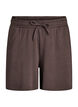 Hoch taillierte Sweatshorts mit Taschen, Braun, Packshot image number 0