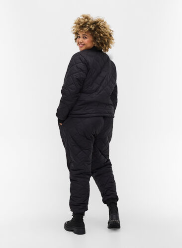 2-in-1 Stepp-Jumpsuit mit Taschen, Black, Model image number 0