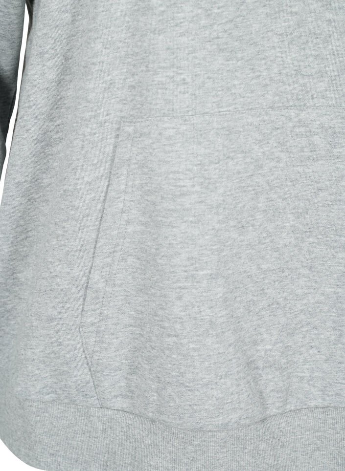 Sweat-Hoodie, Light Grey Melange, Packshot image number 3