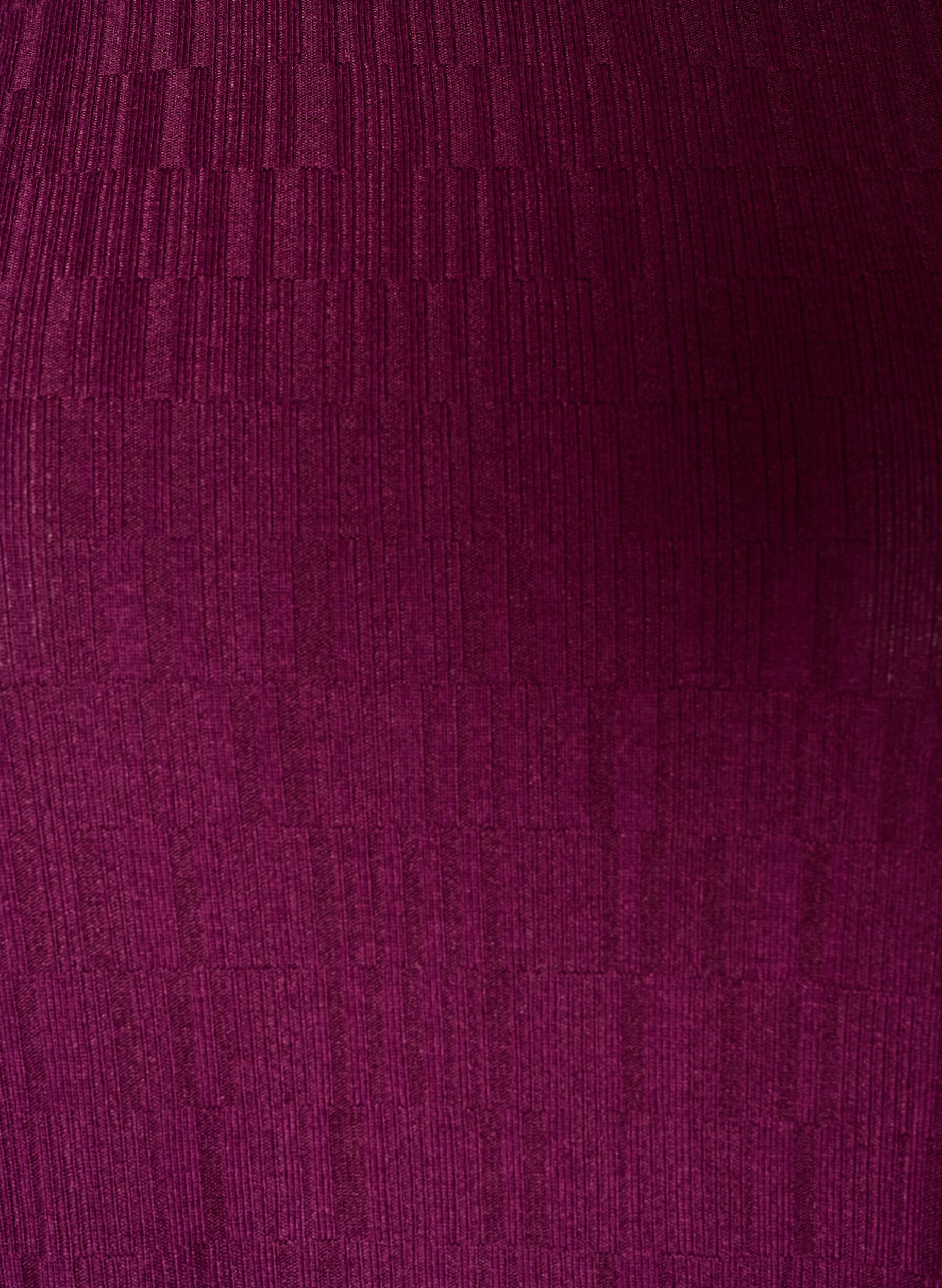 ZizziBluse mit Struktur und 3/4-&Auml;rmeln, Lila, Packshot image number 2