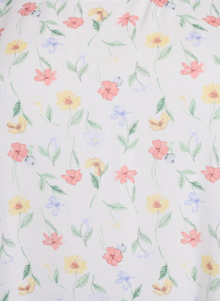 FLASH &ndash; Kleid aus Viskose mit Schnittlinie, Wei&szlig;, Packshot image number 2