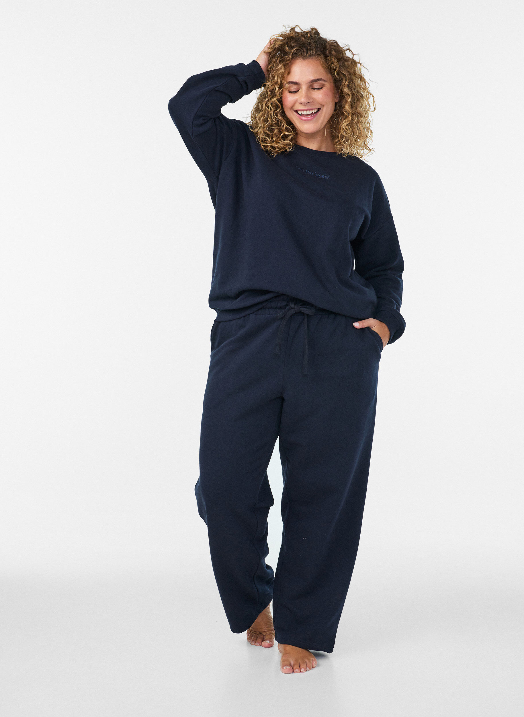 ZizziSweathose mit Taschen, Blau, Model image number 0