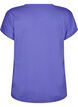 Einfarbiges Trainings-T-Shirt, Blau, Packshot image number 1