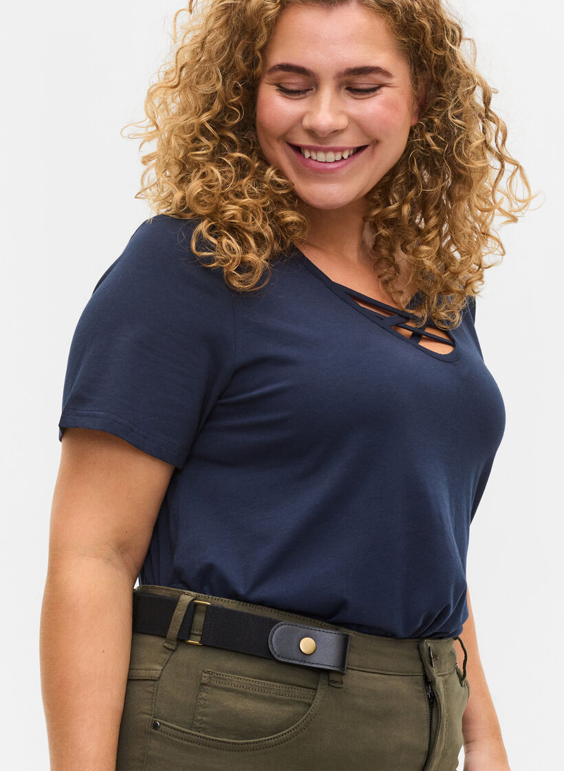 Elastischer G&uuml;rtel, Schwarz, Model image number 0