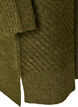 Kurzes Strickkleid mit V-f&ouml;rmigem Strukturmuster, Gr&uuml;n, Packshot image number 3