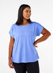Einfarbiges Trainings-T-Shirt, Blau, Model image number 0
