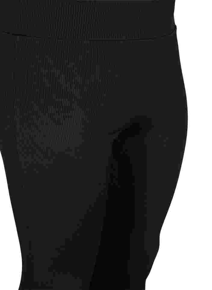 Leggings mit Schlaufe unterm Fuß, Black, Packshot image number 2
