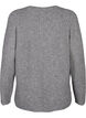 Strickpullover mit Schlitz, Light Grey Melange, Packshot image number 1