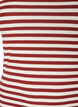 Gestreiftes Tanktop mit Rippenstruktur, Rot, Packshot image number 2