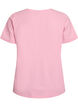 Einfarbiges Basic-T-Shirt aus Baumwolle, Rot, Packshot image number 1