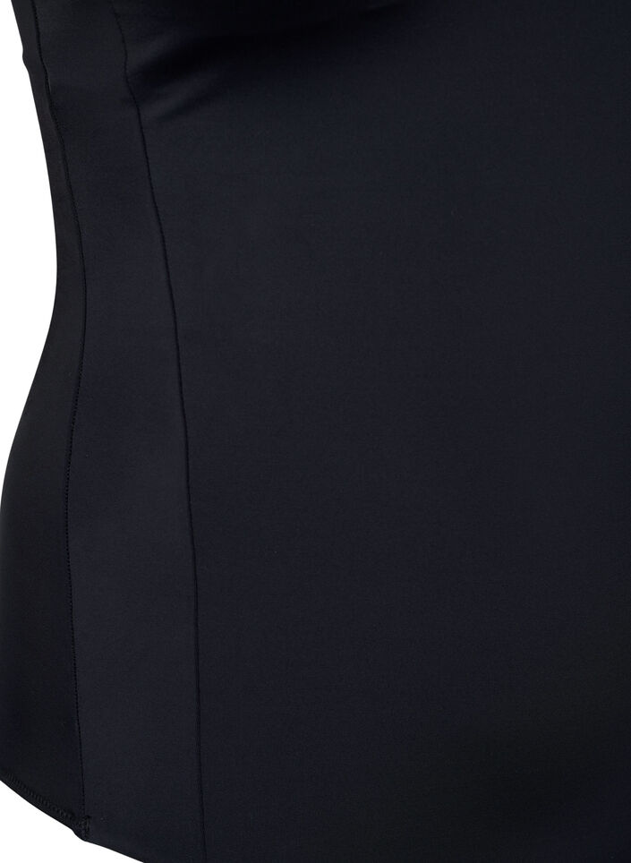 Sportlicher Badeanzug mit Racerback, Black, Packshot image number 3