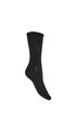 Gerippte Socke aus Baumwolle, Schwarz, Packshot image number 1