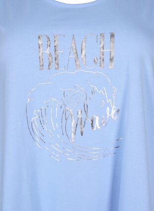 Top aus Baumwolle mit A-Linie., Serenity W. Beach, Packshot image number 2