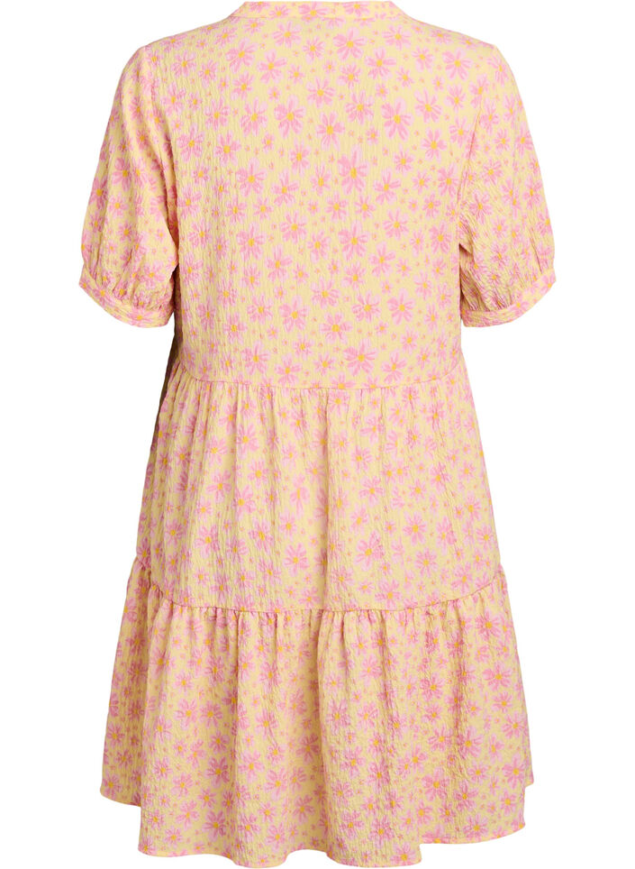 Kurzes A-Linien-Kleid, Gelb, Packshot image number 1